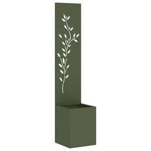 vidaXL Ecran de intimitate pentru grădină Olivengr&oslash;nn 32 x 32 x 150 cm