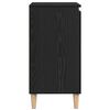 vidaXL Bufet Negru 60 x 35 x 70 cm Lemn compozit