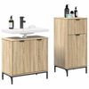 vidaXL Set de mobilier pentru baie cu sertar 2 pcs Stejar Sonoma
