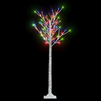 vidaXL Pom Crăciun 140 LED-uri colorat 1,5 m salcie interior/exterior