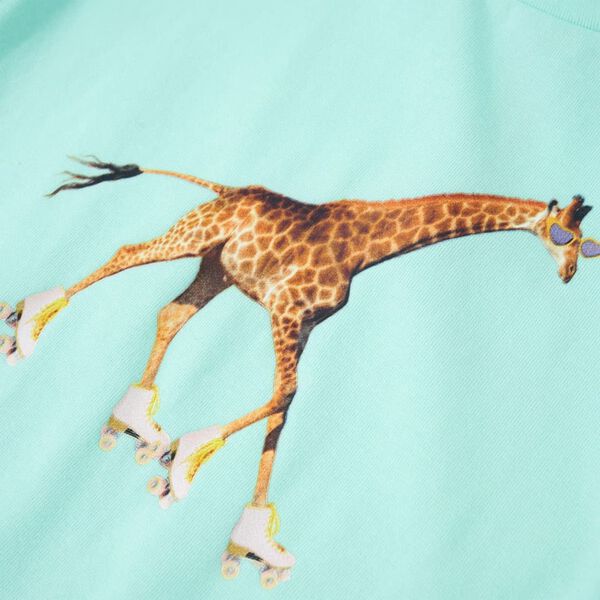 Tricou pentru copii, turcoaz deschis, 128