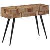 vidaXL Masă consolă, 110x34x80 cm, lemn masiv de tec reciclat