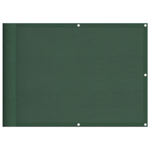 vidaXL Paravan de balcon verde &icirc;nchis 75x700 cm 100% poliester oxford