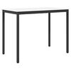 vidaXL Masă de bar Alb 140 x 80 x 105 cm Lemn de pin masiv
