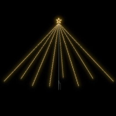 vidaXL Cascadă lumini pom Crăciun 3,6 m interior/exterior 576 leduri