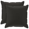vidaXL Husă pentru pernă 2 buc. HOUTEN Negru 80 x 80 cm Poliester