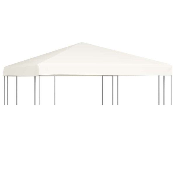 vidaXL Acoperiș de pavilion, 310 g/m², alb crem, 3 x 3 m