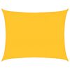 vidaXL P&acirc;nză parasolar, galben dreptunghiular 6x8 m, HDPE, 160 g/m&sup2;