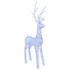 vidaXL Ren de Crăciun LED tip figurină 1000 LED-uri Albastru