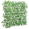 vidaXL&nbsp;Spalier cu iederă artificială, extensibil, verde, 180x65 cm