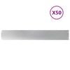 vidaXL Borduri de gazon 50 buc 15x103 cm Oțel galvanizat