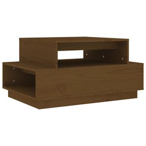 vidaXL Măsuță de cafea, maro miere, 80x55x40,5 cm, lemn masiv de pin