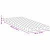 vidaXL Saltea Alb 90 x 200 cm Material Jacquard