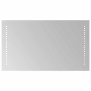 vidaXL Oglindă de baie cu LED Transparent 70 x 40 cm sticlă securizată
