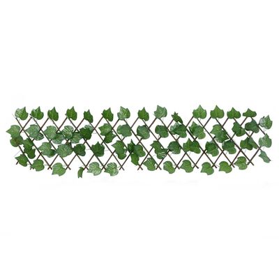 vidaXL Spalier frunze struguri false extensibil 5 buc verde 180x20 cm