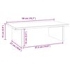 vidaXL Suport pentru monitor, 50x27x15 cm, lemn masiv de pin