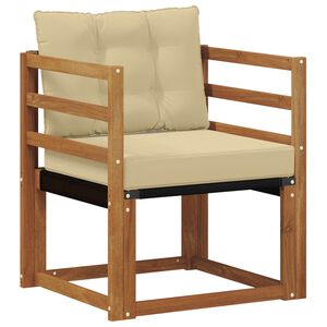 vidaXL Canapea de exterior Lemn Solid de Acacia natural