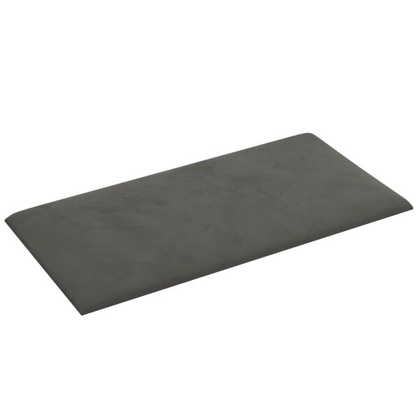 vidaXL Tăblie de Pat pentru Perete 12 pcs Gri &icirc;nchis 30 x 15 cm