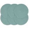 vidaXL Naproane, 6 buc., verde, 38 cm, iută, rotund