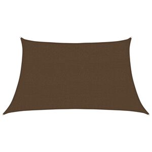 vidaXL P&acirc;nză parasolar, maro, 3/4x2 m, HDPE, 160 g/m&sup2;