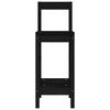 vidaXL Set mobilier de bar, 5 piese, negru, lemn masiv de pin