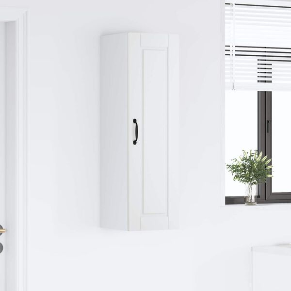 vidaXL Dulap de bucătărie cu raft Alb 30 x 31 x 100 cm Lemn compozit