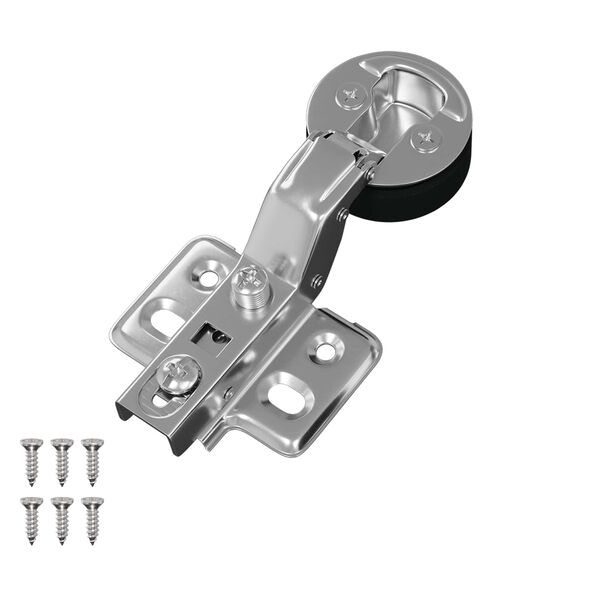 vidaXL Hinge 123 pcs Argintiu 35 mm Fier