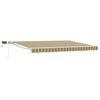 vidaXL Cadru manual de marchiză cu LED-uri 4,5 &times; 3 m