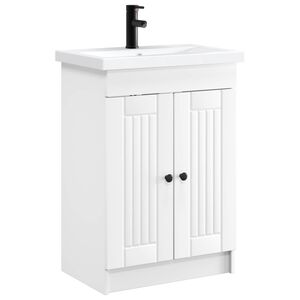 vidaXL Set de mobilier pentru baie Alb 78,5 x 37,5 x 81 cm