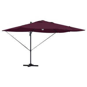 vidaXL Umbrelă de soare Roșu Bordeaux 351 x 250 x 253 cm