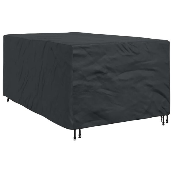 vidaXL Husă pentru mobilă Simplu Negru 143 x 225 x 90 cm 420D
