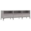 vidaXL Comodă TV, gri sonoma, 150x30x44,5 cm, lemn prelucrat