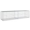 vidaXL Coș gabion cu capac, 200x50x50 cm, fier galvanizat