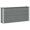 vidaXL Strat &icirc;nălțat de grădină Gri 150 x 30 x 72 cm WPC și Aluminiu