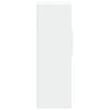 vidaXL Dulap înalt, alb, 50x42,5x124 cm, lemn prelucrat