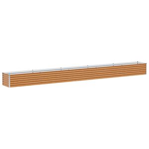 vidaXL Strat &icirc;nălțat de grădină 485 x 50 x 36 cm Oțel Galvanizat