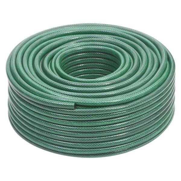 vidaXL Furtun de aer, verde, 0,5", 100 m, PVC