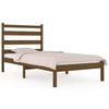 vidaXL Cadru de pat single, maro miere, 90x190 cm, lemn masiv de pin
