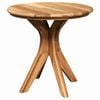 vidaXL Masă laterală Maro 55 x 55 x 51 cm Lemn solid de tec