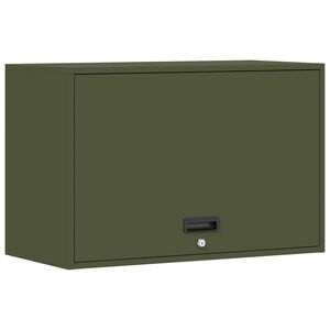 vidaXL Dulap de perete pentru garaj Olivengr&oslash;nn 80 x 40 x 53 cm