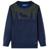 vidaXL Pulover tricotat pentru copii, bleumarin, 92