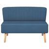 vidaXL Canapea cu material textil, 117 x 55,5 x 77 cm, albastru