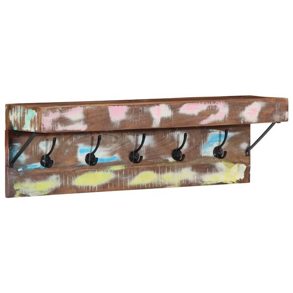 vidaXL Răcător de paltoane Maro 73 x 19 x 23 cm Lemn masiv recuperat