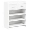 vidaXL Dulap pentru pantofi Alb 73,5 x 36 x 92 cm Lemn prelucrat