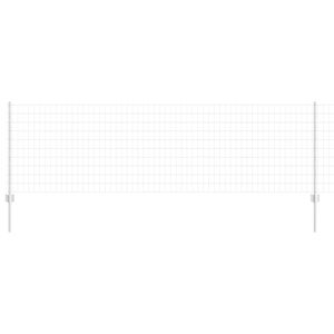 vidaXL Gard cu St&acirc;lp Argintiu