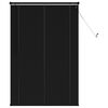 vidaXL Jaluzea venetiană Negru 150 x 100 cm 25 mm PVC