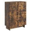 vidaXL Bufet Stejar fumuriu 66 x 34,5 x 90 cm Lemn prelucrat