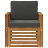 vidaXL Set de canapele de exterior Lemn de acacia solid și poliester