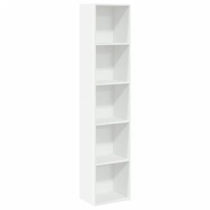 vidaXL Bibliotecă, alb, 40x30x189 cm, lemn prelucrat