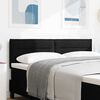 vidaXL Tăblie cap cu headboard Negru 144 cm Piele artificială